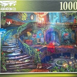 1000-Piece Puzzle - Green and Blue